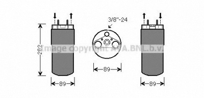 AVA QUALITY COOLING rtd555 -  Осушитель, кондиционер